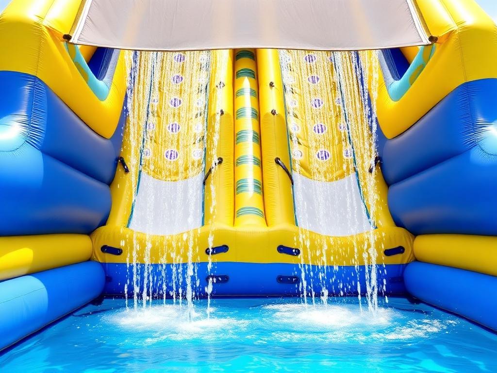 18ft Double-Lane Water Slide